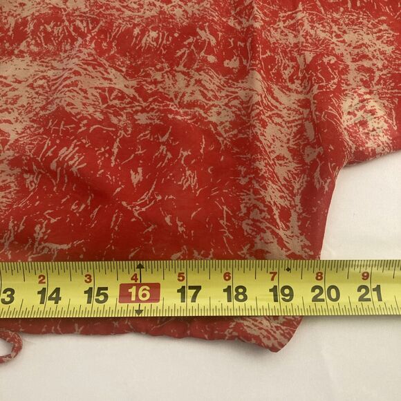 Rachel Zoe Silk Blouse SIZE 8 Sheer Dolman Long Sleeve Abstract Art to Wear - Picture 11 of 11